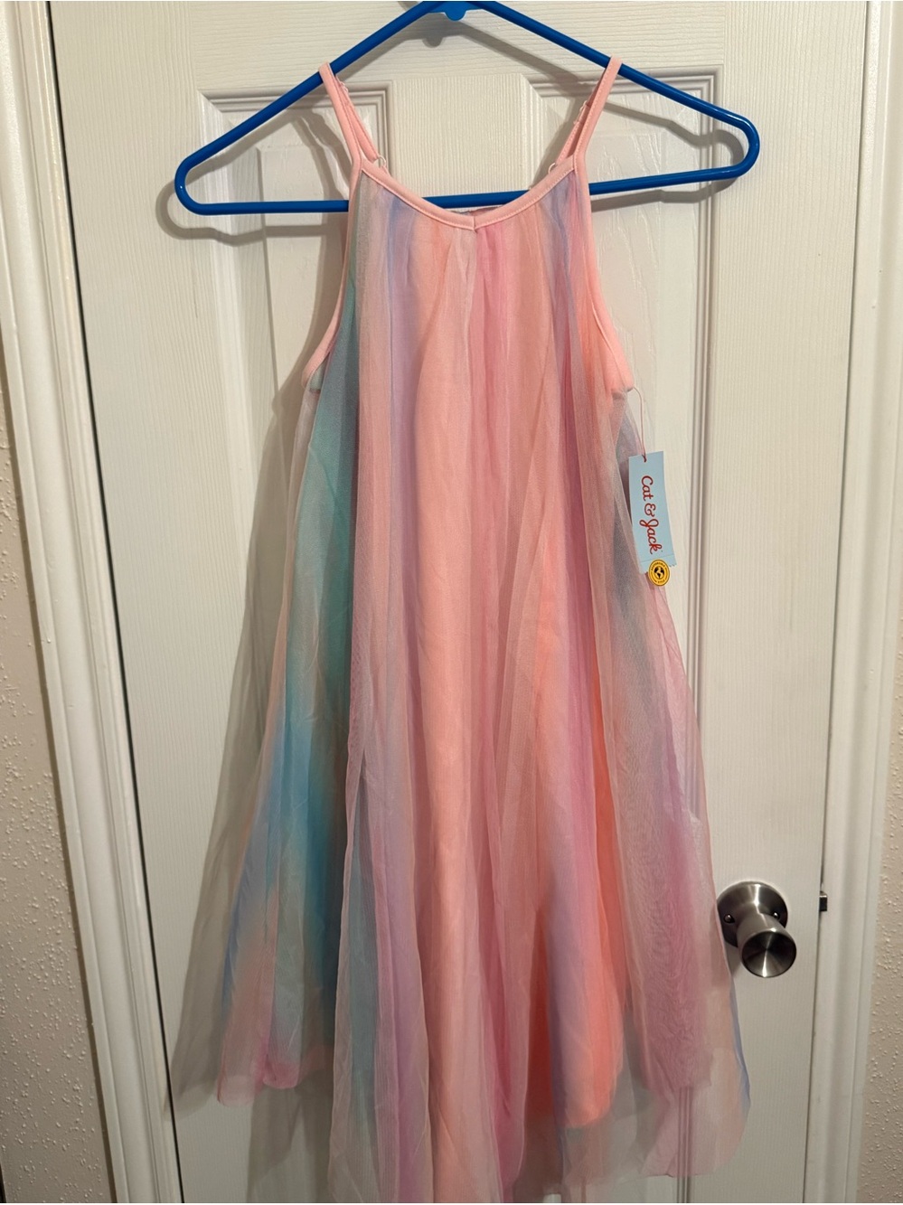 Cat & Jack Pink Pastel Tulle Dress NWT 7/8